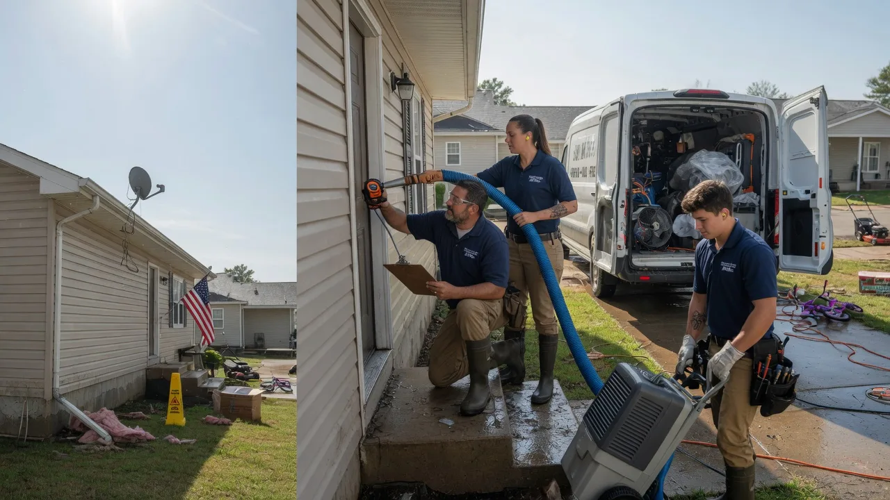 Ceiling Water Damage Restoration in Delphia, KY near me